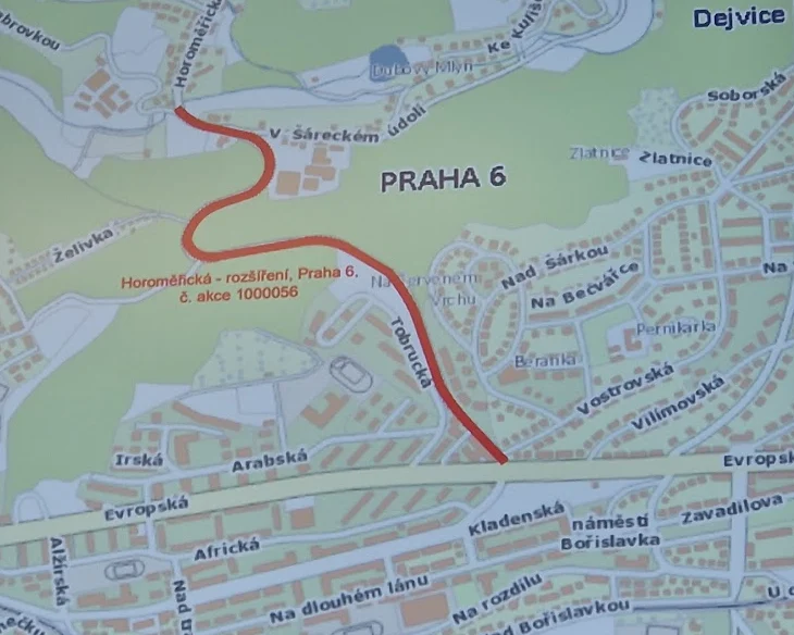 Horoměřická bus pruh